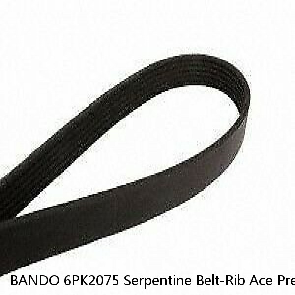 BANDO 6PK2075 Serpentine Belt-Rib Ace Precision Engineered V-Ribbed Belt 