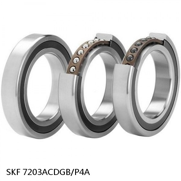 7203ACDGB/P4A SKF Super Precision,Super Precision Bearings,Super Precision Angular Contact,7200 Series,25 Degree Contact Angle #1 image